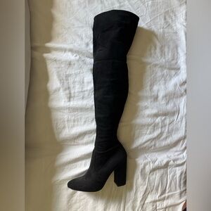 Aldo Black Over-the-Knee Boots